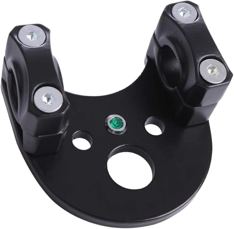 ホンダ 用 ハンドルポスト スーパーカブ リトルカブ バーハンドル キット ニュートラル LED付 汎用 社外品 ブラック