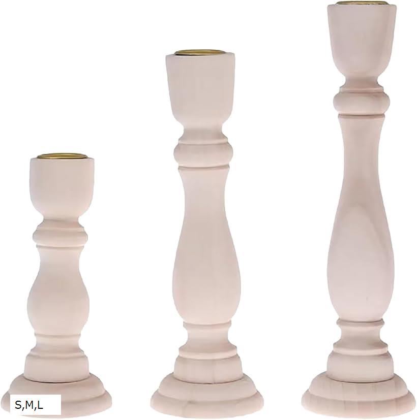 キャンドルホルダー 木製 蝋燭立て キャンドルスタンド ロウソク立て 北欧 S M L S，M，L
