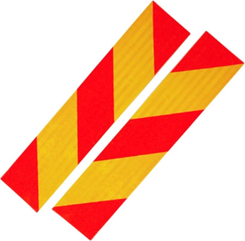 反射テープ 反射板 リフレクター シール ステッカー トラック 車庫 事故防止 左右セット