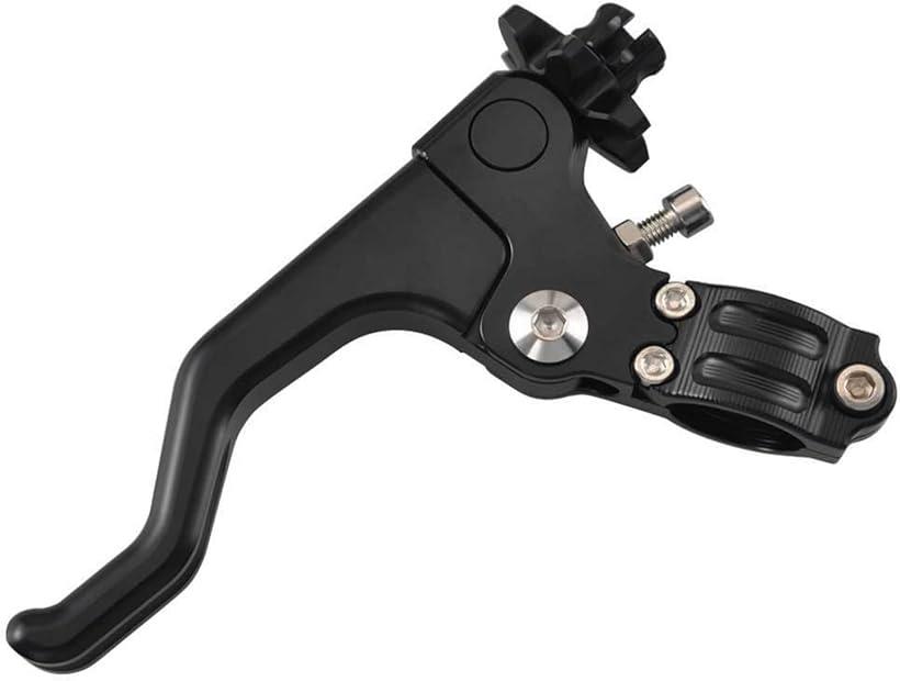 互換品 クラッチレバー 汎用 ブレーキレバー アルミ製 ブラック オートバイ ハンドル ショート 交換