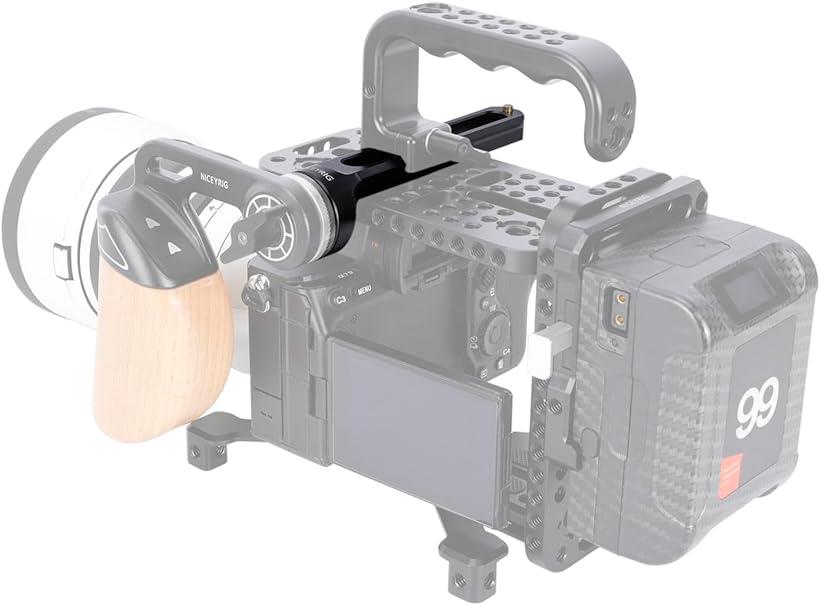 互換品 標準ロゼット延長アーム+ナットレール 2in1デザイン RED DSMC2 Weapon/Epic-W/Scarlet-W/Ravenに対応 ARRI標準ロゼット延長アーム 標準Arriロゼットマウント アルミ合金 軽量