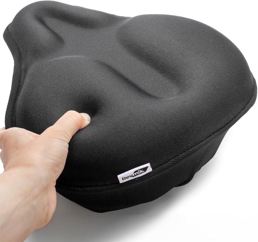 【楽天ランキング1位入賞】自転車 サドルカバー 上質素材 クッション 疲れにくい 痛くない 座り心地良い 超肉厚 衝撃吸収 エアロバイク クロスバイク ママチャリ 細身のサドル非対応