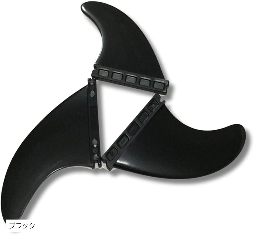 互換品 トライフィン 3枚 セット サーフィン サーフボード 437 FUTURE フューチャー 対応 ホワイト クリーム ブラック