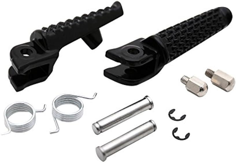 互換品 バイク ステップ 汎用 メタルタイプ ホンダ CBR CB400SF など nkr746 ブラック