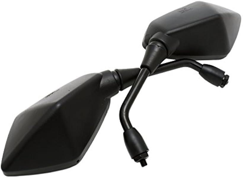 カスタム バイク ミラー 汎用 10mm 左右2本セット CB400SF グロム CB250F など nkr764 ブラック