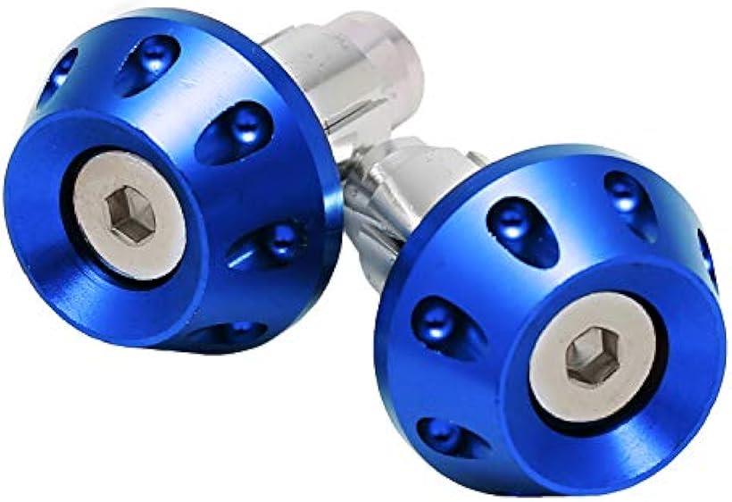 バイク グリップ バーエンド アルミ 22.2mm ハンドル用 ライブディオ リモコンジョグ トゥデイ