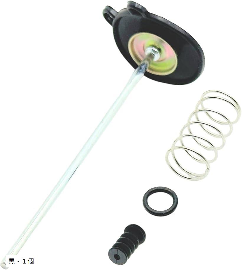 互換品 キャブレター 加速ポンプ ダイヤフラム ホンダ バイク 汎用 CB450 XL250 メンテ 修理 スプリング ダストカップ 0リング 1個 黒・2個 黒・4個 黒・1個