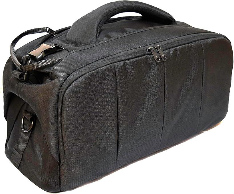 業務用 ビデオカメラ 天体望遠鏡 望遠レンズ プロ カメラマン2WAY ソフトバッグ 一眼レフ 対応 中仕切..