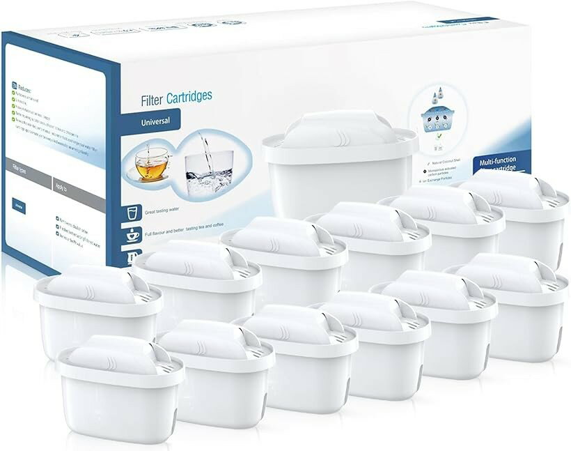 互換品 浄水ポット用カートリッジ ブリタ交換用カートリッジ マクストラ BRITA MAXTRA 浄水器用 フィルターカートリッジ 高除去 (12個セット)