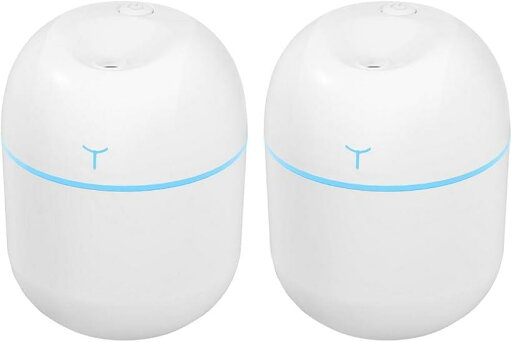 加湿器 2個セット ポータル 持ち運び可 小型 USB充電式 車載 卓上 オフィス リビング ベッドルーム 乾燥防止 低騒音 加湿器 2個セット ポータル 持ち運び可 小型 USB充電式 車載 卓上 オフィス リビング ベッドルーム 乾燥防止 低騒音