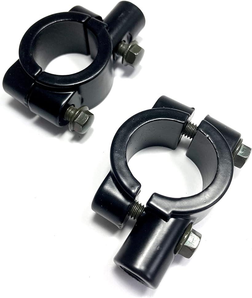 互換品 バイク ミラー ホルダー クランプ 2個セット 1インチ 25.4mm ハンドル 汎用 RL268