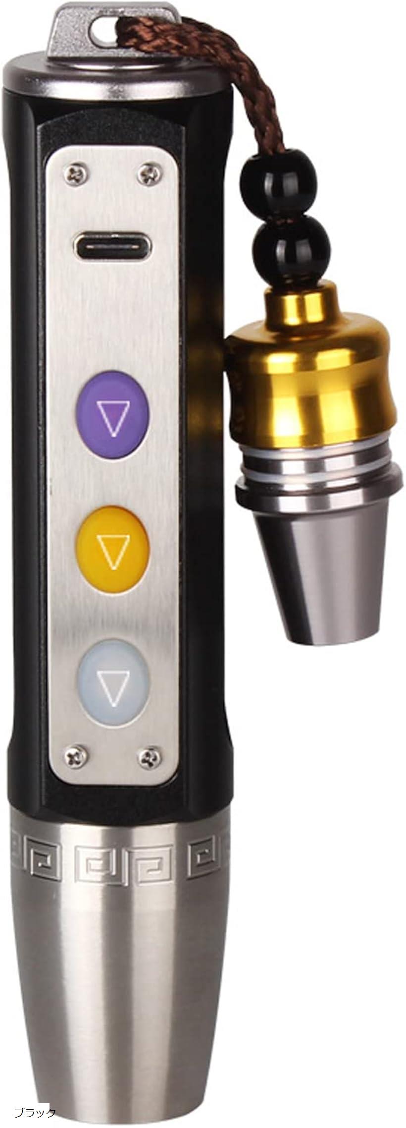 ジュエリー懐中電灯 宝石鑑定用 色鑑定 翡翠専用 拡大鏡 携帯用 ペンライト ブラック