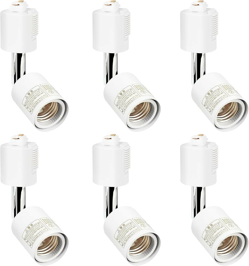 バリエーションコード : 2b9cjs5tuf商品コード2b8c0pqx9k商品名ダクトレール用スポットライト 電球なし ライティングバー用照明器具セット配線ダクトレール用 LEDスポットライト 天井照明 照射角度調節可能ブランドPispoerカラー白いサイズ等E26口金/6個セット1.ダクトレール専用の照明となります。重量：約148g 口金：E26、カラー：ホワイト、定格電圧：AC100V、使用可能LED電球：150W以内 ＊電球は付属しておりません。2.角度調節可能：上下90°調節 左右350°回転照射角度をお好みの、角度 に調節出来ます。3.取り付け簡単: ライティングダクト専用の照明器具です。小さいなサイズで、配線ダクトレールやライティングレール上に自由に配置できます。4.インテリア照明：スポットライトのレイアウトを自由に動かすことが出来ますので、インテリア照明やアクセント照明に最適です。※ 他ネットショップでも併売しているため、ご注文後に在庫切れとなる場合があります。予めご了承ください。※ 品薄または希少等の理由により、参考価格よりも高い価格で販売されている場合があります。ご注文の際には必ず販売価格をご確認ください。※ 沖縄県、離島または一部地域の場合、別途送料の負担をお願いする場合があります。予めご了承ください。※ お使いのモニタにより写真の色が実際の商品の色と異なる場合や、イメージに差異が生じることがあります。予めご了承ください。※ 商品の詳細（カラー・数量・サイズ 等）については、ページ内の商品説明をご確認のうえ、ご注文ください。※ モバイル版・スマホ版ページでは、お使いの端末によっては一部の情報が表示されないことがあります。すべての記載情報をご確認するには、PC版ページをご覧ください。