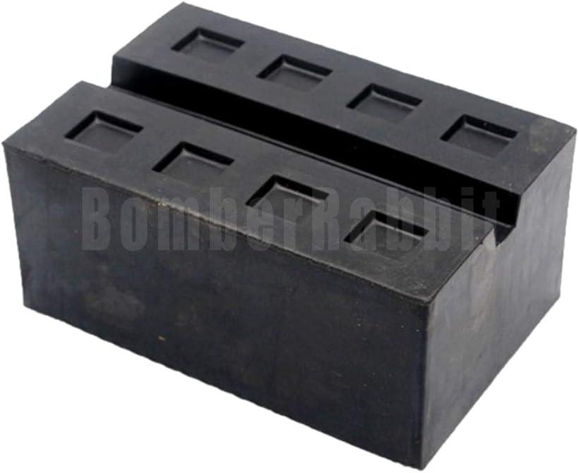 自動車 整備 リフトブロック 4個 セット リフト用ゴムブロック 80mm 超高耐久モデル