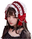 ロリータ ヘッドドレス カチューシャ レース リボン ゴスロリ 髪飾り 萌え メイド