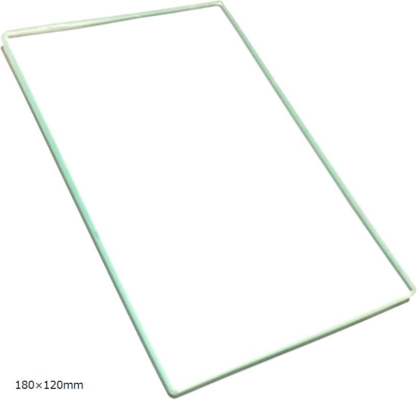 レザークラフト ガラス板 床面磨き 工具 床面処理 裏面処理 a764 180x120mm 180x120mm