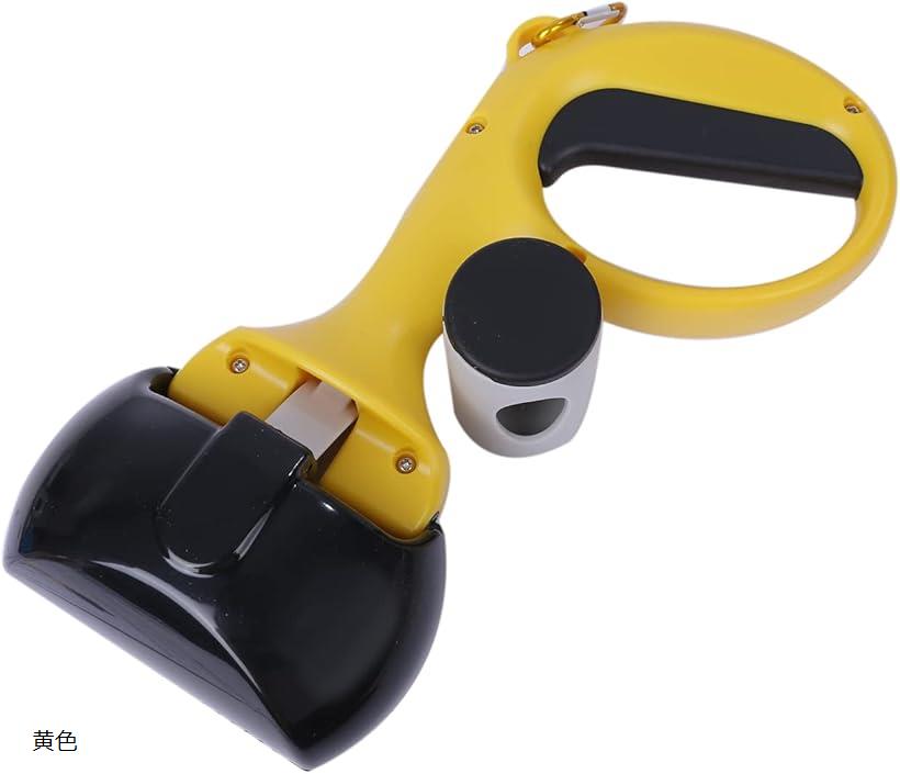 うんちキャッチャー ふんキャッチャー ペット ウンチ処理 お散歩 黄色