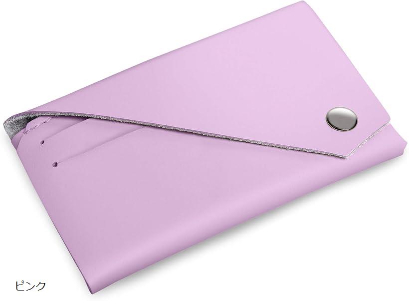 小銭入れ カードケース 本革 薄型 小さめ コインケース カード入れ レディース パステルピンク ブラウン レッド ピンク