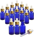 遮光瓶 30ml アロマ用遮光瓶 アロマ保存容器 ガラス製 スポイト付き遮光瓶 アロマ用ドロッパー付き遮光瓶 15本(4)