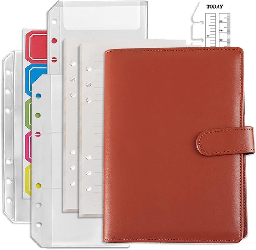 システム手帳 A6 サイズ 手帳リフィル 90枚 横罫 6穴