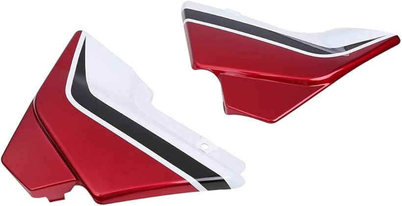 樂天商城 - 互換品ホンダ用 サイドカバー 左右セット CB400SF VTEC SPEC3 NC39 NC42 REVO 等 汎用 社外品 レッドxホワイト (レッドxホワイト)