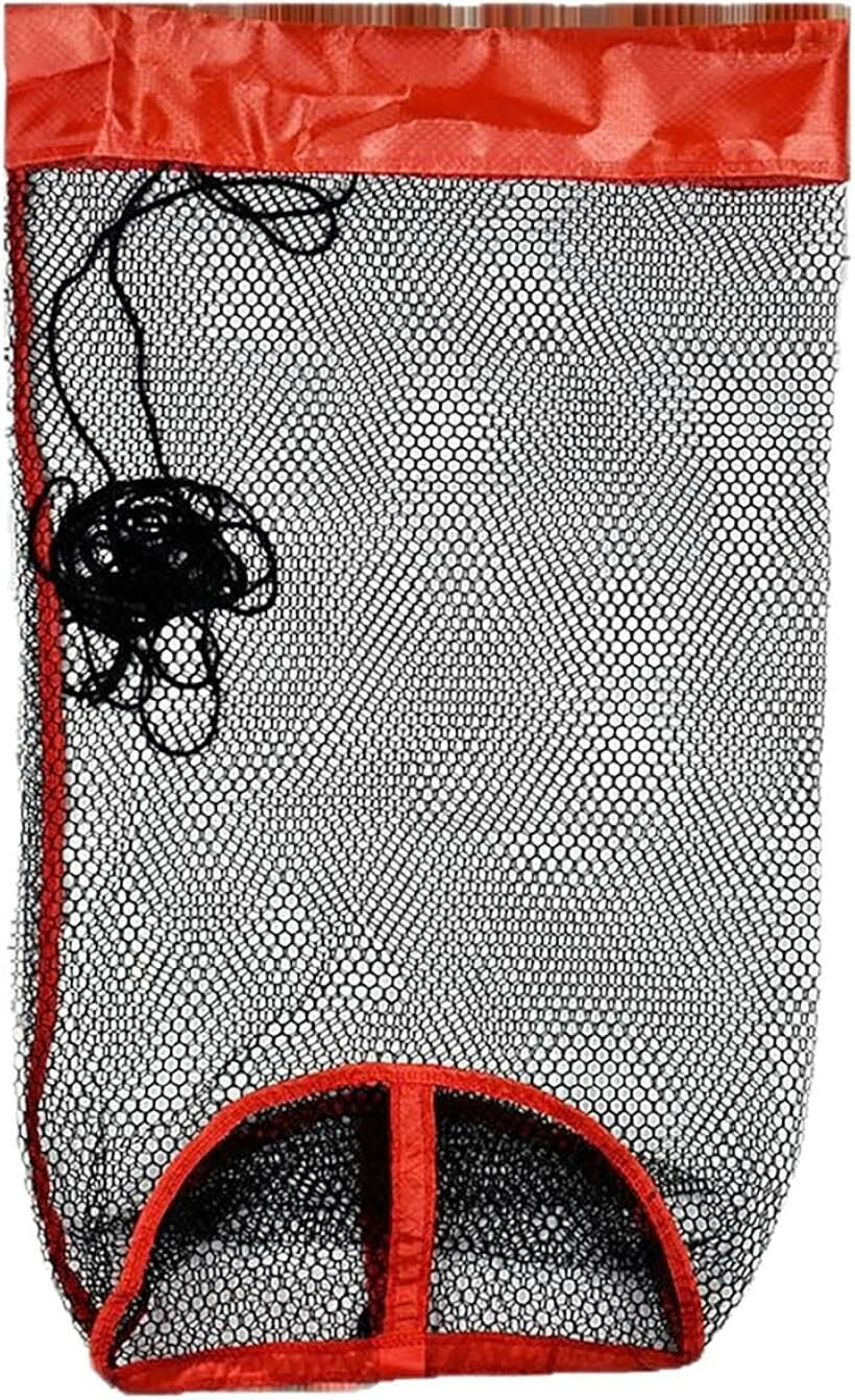 スカリ ビク 釣り 魚 活かし 網 ネット 折りたたみ 小型 コンパクト 軽量 キャンプ アウトドア 渓流 釣り具 紐 フィッシング 2個セット