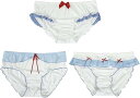 ぴゅありぼん 大きいサイズ リアルJSシリーズ ショーツ 3種セット