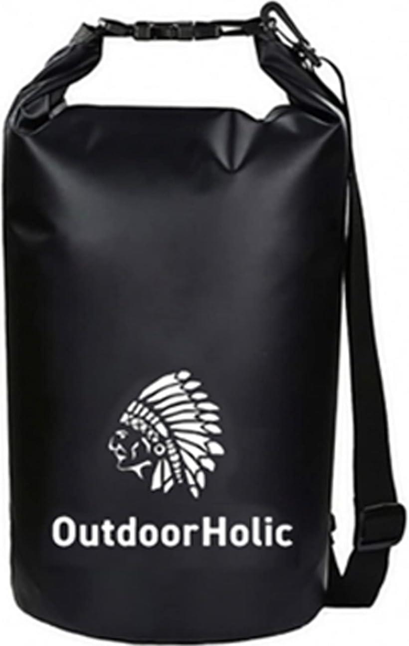 ドライバッグ 防水バッグ 洗濯バッグ 15L リュック 黒 ブラック Mサイズ