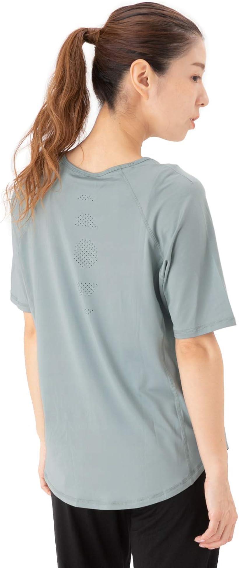 ネッカー ヨガウェア レディース トップス 半袖 Tシャツ スポーツウェア 伸縮 ストレッチ 速乾 吸汗 ホットヨガ