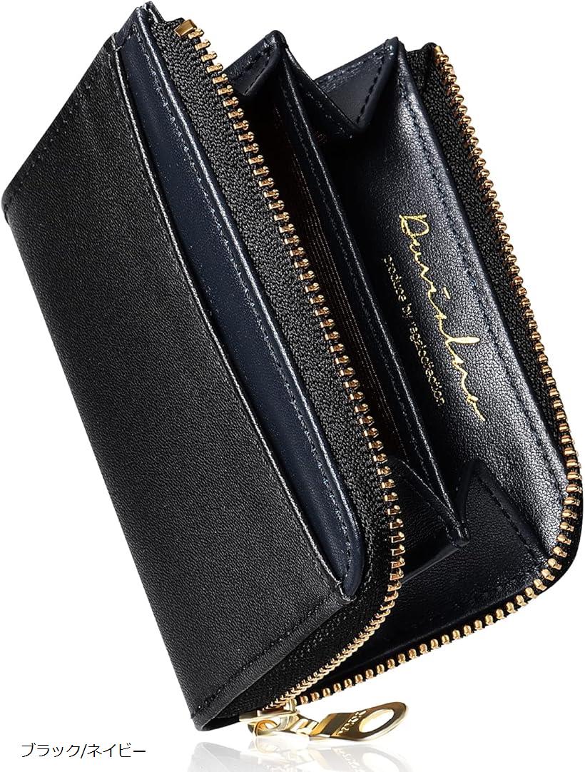 【楽天ランキング1位入賞】小銭入れ メンズ 本革 コインケース ツートンカラー 化粧箱付き ブラック＆..