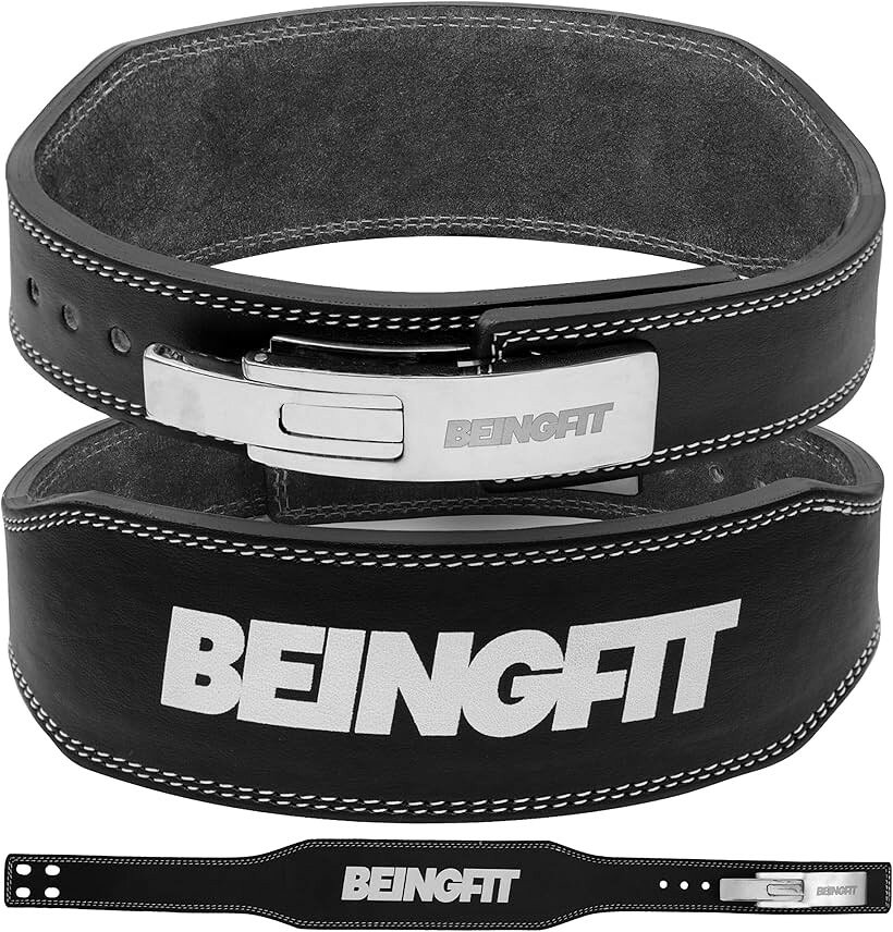 バリエーションコード : 2brj910ixt商品コード2b9nq8o4wl商品名Beingfit トレーニングベルト レバーアクションベルト レザー 革 パワーベルト 筋トレ ベルト リフティングベルト パワーリフティングベルト デッドリフト スクワット 10mm ジム 筋トレグッズ ナロータイプブランドBeing fitカラーブラックサイズ等L最適なサポート: Beingfitのレバーアクションベルトは、あなたの筋トレルーチンにおいてサポートを提供します。調整可能なレバーで、トレーニングのあらゆる段階でフィット感を実現。高品質素材: このトレーニング ベルトは、耐久性と快適性を兼ね備えた高級素材を使用。長時間のワークアウトに最適な耐久性を備えています。パワーリフター向け: 強靭なパワーベルト 筋トレは、重量を持ち上げる際の安定感とサポートを強化。パワーベルト レバーアクション設計で、簡単に締め具合を調節できます。多目的に使用可能: このリフティングベルトは、ウエイトリフティングはもちろん、クロスフィットやボディビル、そして一般的なフィットネス活動にも最適です。エルゴノミックデザイン: 精密なエルゴノミクスに基づいた設計で、ウエイトリフティングベルトが体の自然な動きに合わせて動くため、トレーニング中も快適さが保たれます。ご注文前にサイズをよくご確認ください。※ 他ネットショップでも併売しているため、ご注文後に在庫切れとなる場合があります。予めご了承ください。※ 品薄または希少等の理由により、参考価格よりも高い価格で販売されている場合があります。ご注文の際には必ず販売価格をご確認ください。※ 沖縄県、離島または一部地域の場合、別途送料の負担をお願いする場合があります。予めご了承ください。※ お使いのモニタにより写真の色が実際の商品の色と異なる場合や、イメージに差異が生じることがあります。予めご了承ください。※ 商品の詳細（カラー・数量・サイズ 等）については、ページ内の商品説明をご確認のうえ、ご注文ください。※ モバイル版・スマホ版ページでは、お使いの端末によっては一部の情報が表示されないことがあります。すべての記載情報をご確認するには、PC版ページをご覧ください。Beingfitのパワー ベルトは、筋力トレーニングを次のレベルに引き上げるために特別に設計されました。このベルト 筋トレは、独自のレバー機構で瞬時に適切な圧縮を提供し、トレーニングの各セット間で迅速な調整が可能になります。耐摩耗性と柔軟性のバランスがとれた素材で、筋トレベルトは長期間の使用にも耐える設計です。また、スタイリッシュなデザインのフィットネスベルトは、どんなジムの服装にもマッチし、あなたのフィットネス目標達成への意欲を高めます。