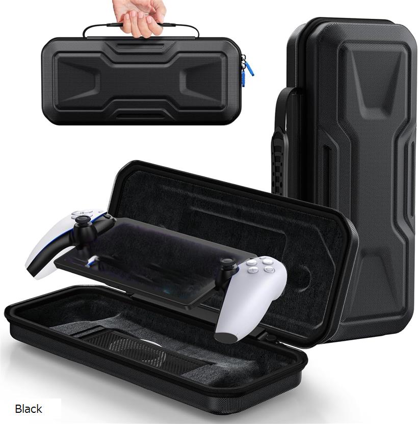 【楽天ランキング1位入賞】PS5 Portal ケース PlayStation Portal収納バッグ 保護ケース PSポータル 専用 収納ボックス リモートプレイヤー 持ち運びバック ハードケース 大容量 全面保護 Black