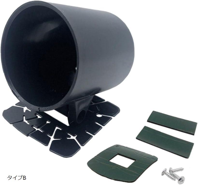 「適合メーターサイズ」52φメーター (52mmメーター) 台座 60mmx55mm 「材質」ホルダー部：ABS樹脂 / 台座部：鉄 「カラー」 黒 ブラック ＊この商品はFUKUMIDOのメーターホルダー。本商品は汎用品のため、多くの車種に取り付け可能ですが、一部加工が必要になる場合があります。ご了承ください。後付け計器、油圧計、油温計、ブースト計、電圧計、水温計、負圧計などに最適です。「汎用メーターホルダー」 バイクや車のダッシュボードに簡単に取り付けられるブラックアクセサリーです。ブースト計やデジタルメーター、追加メーターをしっかりと固定できるステーが付いています。2連や3連のメータークランプにも対応し、カスタムメーターパネルとしても活躍します。薄型のデザインで、スタイリッシュな見た目と機能性を両立しています。「ブラックメーターフード - バイク・車のカスタムに最適」 バイクや車の追加メーターをスマートに取り付けるためのアクセサリーです。デフィやデジタルメーター、ブースト計などをしっかりと保護するメーターカバーとして使用できます。ピボット機能付きで、視認性を向上させます。2インチメーターにも対応し、2連・3連のメータークランプとしても使用可能です。カスタムパーツとして、おしゃれで機能的な一品です。「多機能メーターパネル - 車用ブラックアクセサリー」 車のダッシュボードやピラーに取り付けるブラックアクセサリーです。ブースト計やデジタルメーター、追加メーターを簡単に取り付けることができるブラケットが付属しています。2連・3連のメータークランプに対応し、カスタム性を高めます。薄型デザインで、ダッシュボードのスペースを効率的に使用できます。メーターステーとしても優れた性能を発揮します。「カスタムメーターホルダー - 車・バイク用ブラックステー」 車やバイクのメーターをしっかりと固定するためのブラックステーです。デフィやタクシーメーター、ツイーターなど様々なメーターに対応し、汎用性が高いです。ダッシュボードやピラーに取り付けることで、視認性を向上させます。2インチのメーターにも対応し、2連・3連のメーターフードとしても使用可能です。薄型でスタイリッシュなデザインが特徴です。※ 他ネットショップでも併売しているため、ご注文後に在庫切れとなる場合があります。予めご了承ください。※ 品薄または希少等の理由により、参考価格よりも高い価格で販売されている場合があります。ご注文の際には必ず販売価格をご確認ください。※ 沖縄県、離島または一部地域の場合、別途送料の負担をお願いする場合があります。予めご了承ください。※ お使いのモニタにより写真の色が実際の商品の色と異なる場合や、イメージに差異が生じることがあります。予めご了承ください。※ 商品の詳細（カラー・数量・サイズ 等）については、ページ内の商品説明をご確認のうえ、ご注文ください。※ モバイル版・スマホ版ページでは、お使いの端末によっては一部の情報が表示されないことがあります。すべての記載情報をご確認するには、PC版ページをご覧ください。