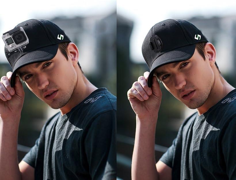 Gopro SJ4000コンパクトカメラ用野球帽子H1 Hero9/ 8/7/6/5/4 3+/3/2/ Fusion/GoPro Hero5 Session SJ4000/SJ5000/SJ6000対応