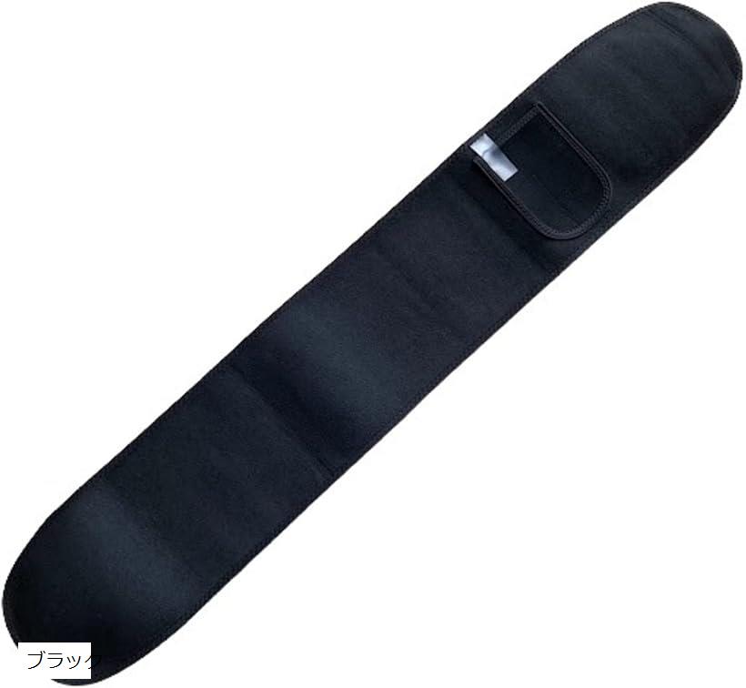 発汗ベルト ウエスト サウナベルト 筋トレ お腹 ブラック