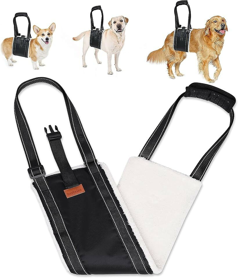 バリエーションコード : 2b8w9rttv0商品コード2b2wco6sqy商品名Loobani 犬 歩行補助ハーネス 胴体用 老犬 介護 年を取った 怪我 手術 快復中 病気 安全帯 手洗いok 通気性 抗菌消臭 脱着簡単 お出かけ便利 収納袋付きブランドLOOBANIサイズ等小型犬・「サイズ」：ご購入前に愛犬のサイズを測り、正しいサイズをお選びください。・「最新の滑り止めバックルデザイン」:犬 歩行補助ハーネスのユニークなバックルデザインは、犬のサイズに合わせて締め具合を調整でき、どんな犬でも大丈夫です。頑丈で滑りにくく、ペットの脱走を防ぎます。・「歩行補助ハーネス 犬」: この犬用ハーネスは障害犬のために効果的なケアと保護を提供します。特に、後足の力が抜けていたり、整骨科の損傷、術後の犬には効果的です。犬用ハーネスは、犬が階段を上ったり、車に乗り込んだり、家具を登ったりするときに、背中を持ち上げるのに最適です。・「ソフト快適」:犬ストラップの裏地は超ソフトなウール素材です。犬用歩行補助ハーネスの使用時に犬の移作業を助けるお腹を保護します。また、ハンドルはテープで閉じられており、使用時に簡単に取り外すことができます。滑り止め粒子設計により、握り心地が良く、長時間手が滑りません。・ 「調節可能な犬 補助ハーネス」：犬の歩行補助ハーネスの長さは身長や犬の種類によって自由に調節できます。腰を曲げることなく、犬を散歩させることができます。・「使いやすくお手入れも簡単」: 犬ハーネス介護を犬の腹の下に置き、バックルを締めるだけです。愛犬が誤って犬 介護 ハーネスを汚してしまってもご心配なく。犬 歩行補助ハーネスを洗濯機に入れるだけです。用途が広い。バックルはバックル付きでもバックルなしでもかまいません。ペット補助ベルトの使用には影響しません。※ 他ネットショップでも併売しているため、ご注文後に在庫切れとなる場合があります。予めご了承ください。※ 品薄または希少等の理由により、参考価格よりも高い価格で販売されている場合があります。ご注文の際には必ず販売価格をご確認ください。※ 沖縄県、離島または一部地域の場合、別途送料の負担をお願いする場合があります。予めご了承ください。※ お使いのモニタにより写真の色が実際の商品の色と異なる場合や、イメージに差異が生じることがあります。予めご了承ください。※ 商品の詳細（カラー・数量・サイズ 等）については、ページ内の商品説明をご確認のうえ、ご注文ください。※ モバイル版・スマホ版ページでは、お使いの端末によっては一部の情報が表示されないことがあります。すべての記載情報をご確認するには、PC版ページをご覧ください。