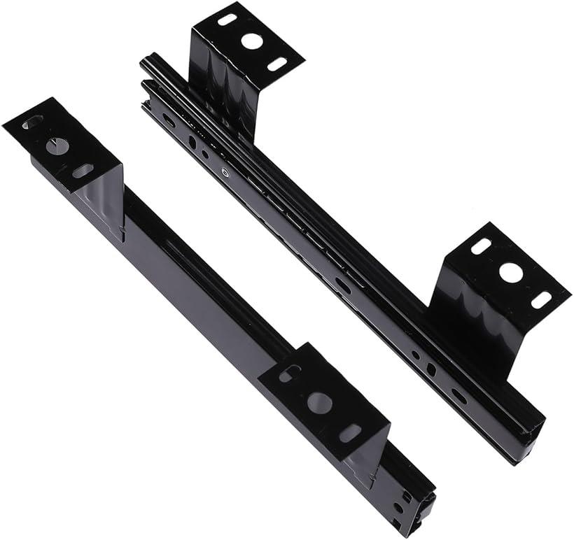 引き出し 底付け キーボードスライダー 後付 スライド デスクトレイ 黒 デスク下 机 厚い スライド式