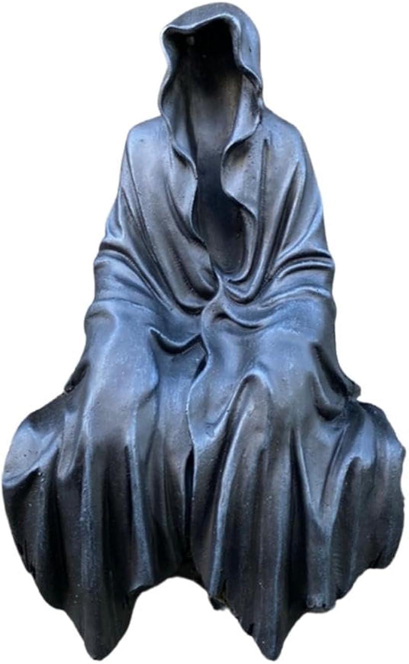 死神 幽霊 お化けゴースト 置物 オブジェ インテリア ユニーク ダーク 闇 プレゼント ギフト ハロウィン ガーデニング 単品