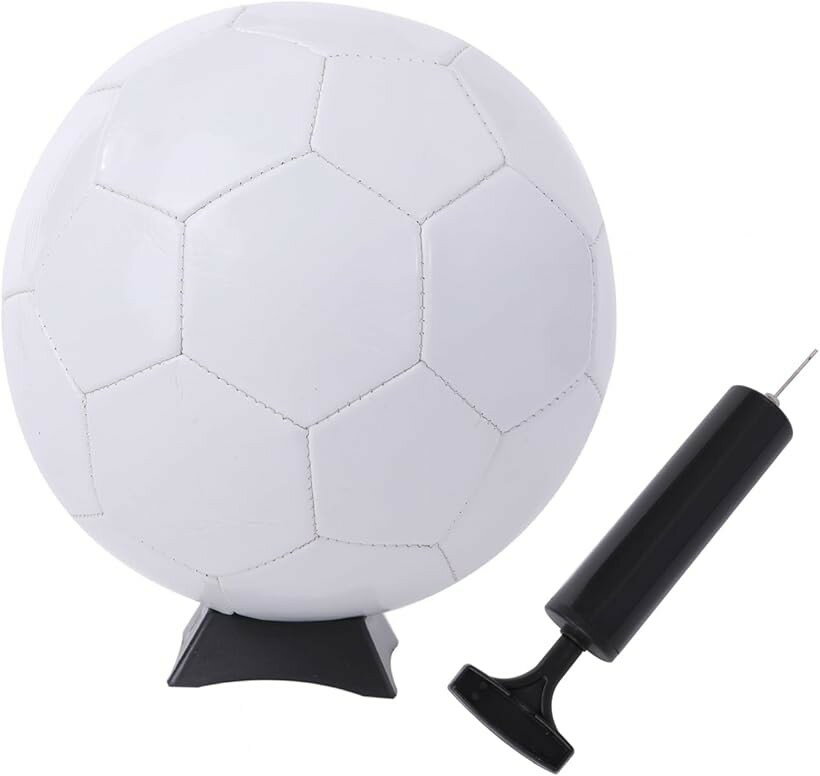 【楽天ランキング1位入賞】サインボール サッカーボール 3号 サイン用 記念品 サッカーボール3号 空気入れ 台座付き プレゼント ギフト 子供