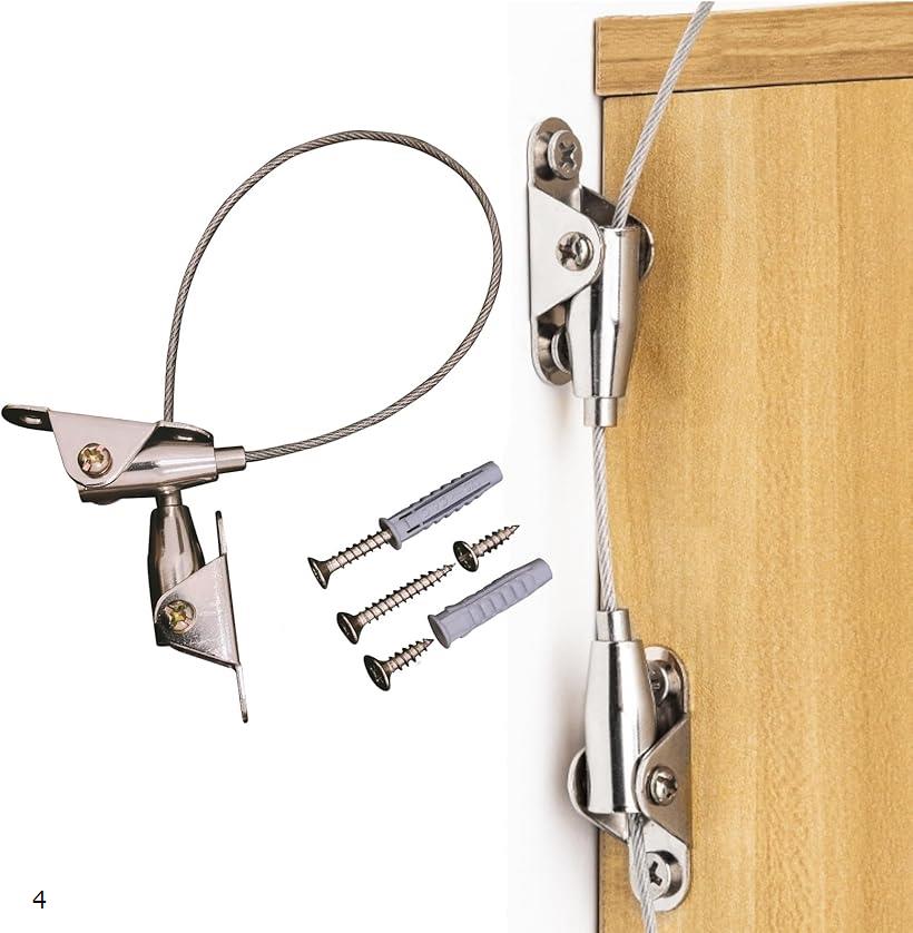 リンクストッパー 4個家具転倒防止 耐震 固定 金具 地震 a887 4