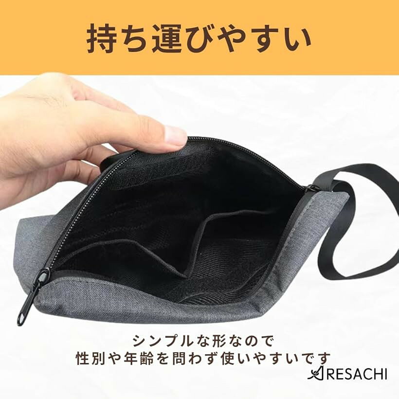 鍵付きポーチ 貴重品入れ 通帳ケース 防犯ポーチ ダイヤルロック パスポート収納 (ブラック) mlinestore-10132195 エムラインストア サンプル画像3