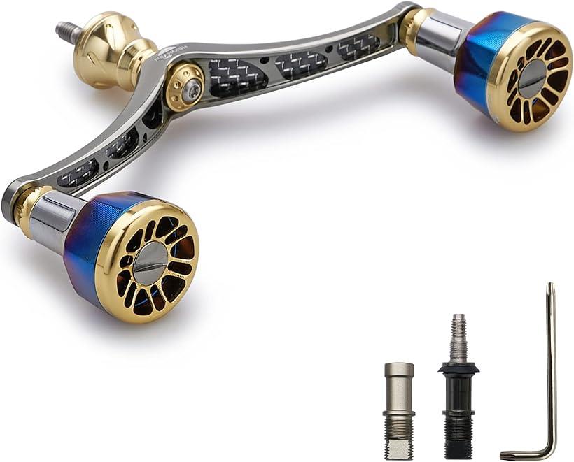 110mm リール ハンドル カーボン＆アルミ結合ハンドル シマノ Shimano ダイワ DAIWA 通用 スピニングリール用 Arch Engine 253