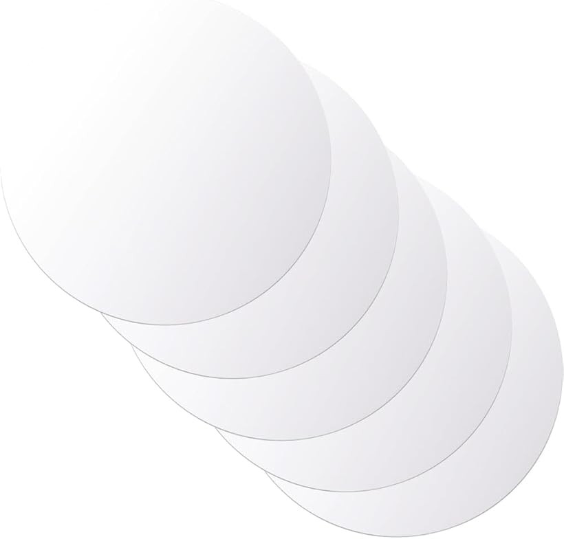 アクリル板 アクリルシート 丸 円形 薄型 2mm (クリア, 20cm)