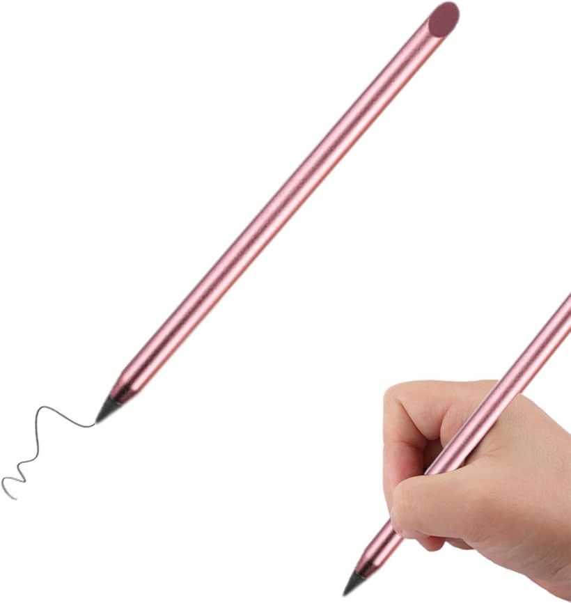 バリエーションコード : 2b9cr1rut4商品コード2b9wwpffng商品名メタル 芯なし 削らない 折れない インクフリー 頑丈 インクのない鉛筆 金属ペン先 アートスケッチペインティングツールブランドHAPPY SUGARカラーローズゴールド「削りいらずの折れない鉛筆」 鉛筆を削る必要はありません。芯もないので折れることもありません。「芯が無いけど書ける。」 普通の鉛筆のように簡単に書くことができ、消しゴムで消すことも可能です。「金属のペン先」 タングステン合金のペン先を使用。約0.7 mmの太さで書くことができ、字の濃度はHBに相当します。ペン先で紙を摩擦する事により酸化して鉛筆のように字が書ける仕組みです。紙を選ばず書くことが可能で、温度や天候にかかわらず筆跡を長時間保存できます。「軽量で滑り止め加工済み」 滑り止め処理されたプラスチック製のため軽量化されており長時間の使用でも疲れにくいです。「手を汚しません」 インクを使用しておらず芯がないので手を汚すことはありません。もちろんインク切れの心配がありません。※ 他ネットショップでも併売しているため、ご注文後に在庫切れとなる場合があります。予めご了承ください。※ 品薄または希少等の理由により、参考価格よりも高い価格で販売されている場合があります。ご注文の際には必ず販売価格をご確認ください。※ 沖縄県、離島または一部地域の場合、別途送料の負担をお願いする場合があります。予めご了承ください。※ お使いのモニタにより写真の色が実際の商品の色と異なる場合や、イメージに差異が生じることがあります。予めご了承ください。※ 商品の詳細（カラー・数量・サイズ 等）については、ページ内の商品説明をご確認のうえ、ご注文ください。※ モバイル版・スマホ版ページでは、お使いの端末によっては一部の情報が表示されないことがあります。すべての記載情報をご確認するには、PC版ページをご覧ください。