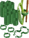 園芸クリップ プラスチック 植物支柱 野菜 園芸用結束ひも