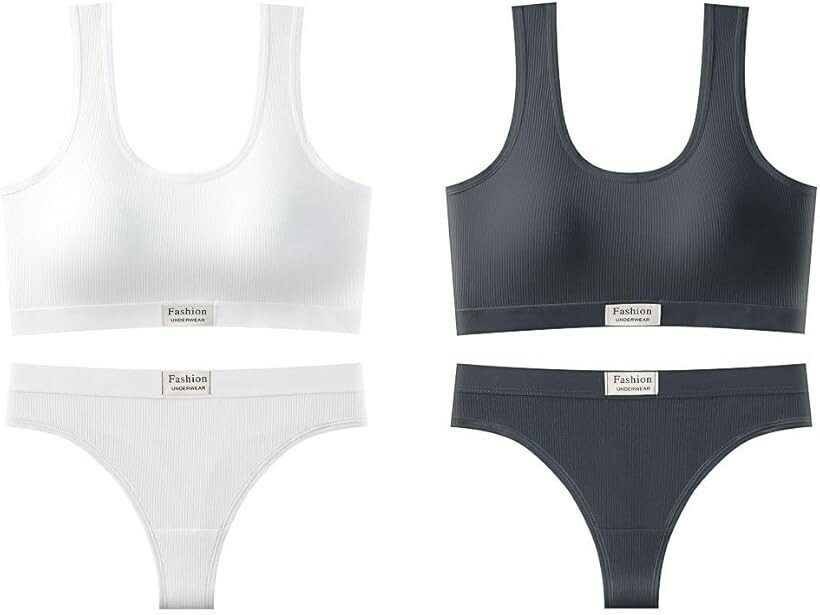 バリエーションコード : 2b9k8nlwir商品コード2b9k8w3pnn商品名スポーツブラ 上下 セット セクシー Tバック フリーサイズ 2枚 下着 ノンワイヤー レッド ホックなし ホワイトチャコールグレー Fブランドselect shop Tomorrowカラーホワイトチャコールグレーサイズ等Free Size締め付け感がなく、快適に運動が楽しめるスポーツブラ 上下セット。ホック不要のデザインで、着脱もスムーズです。Tバックのショーツがセクシーさを演出し、女性らしい気分を盛り上げてくれます。アクティブなライフスタイルを送るあなたにぴったりのスポーツウェアセット。トレーニングやジョギング、ヨガなど、どんなスポーツシーンでも大活躍間違いなし。柔らかな素材と伸縮性の高いデザインで、動きやすさもバツグン。スポーツやヨガ、ジムなど様々なシーンで活躍すること間違いなし。＊ご注意ください＊ 海外製品のため、縫製が粗い場合や少々の糸のほつれ、製造段階にできる一見確認できないような傷、糸つれがついている場合がございます。お客様のモニター環境によってページ上の色とは多少異なる場合がございます。恐れ入りますがあらかじめご了承下さい。素材構成：ビスコース・エラスタン※ 他ネットショップでも併売しているため、ご注文後に在庫切れとなる場合があります。予めご了承ください。※ 品薄または希少等の理由により、参考価格よりも高い価格で販売されている場合があります。ご注文の際には必ず販売価格をご確認ください。※ 沖縄県、離島または一部地域の場合、別途送料の負担をお願いする場合があります。予めご了承ください。※ お使いのモニタにより写真の色が実際の商品の色と異なる場合や、イメージに差異が生じることがあります。予めご了承ください。※ 商品の詳細（カラー・数量・サイズ 等）については、ページ内の商品説明をご確認のうえ、ご注文ください。※ モバイル版・スマホ版ページでは、お使いの端末によっては一部の情報が表示されないことがあります。すべての記載情報をご確認するには、PC版ページをご覧ください。ナイトブラなどリラックスタイムにもおススメ。しっかりとしたサポートが欲しい運動シーンにも、快適な着心地が必要なリラックスタイムにも最適な一着です。スポーツブラとショーツがセットになっているので、着心地の良さを追求したコーディネートが完成します。汗をかいても、清潔感をキープしてくれます。アクティブなライフスタイルを送るあなたにぴったりのアイテム。色合いのバリエーションもありますので、お気に入りを見つけて楽しいスポーツライフを楽しんでください。
