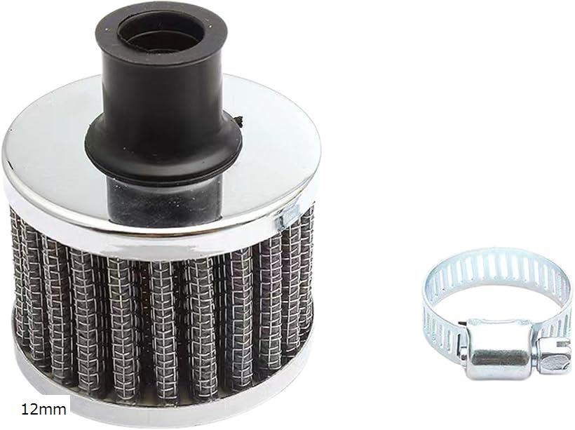 【楽天ランキング1位入賞】互換品 ミニ エア ブリーザーフィルター エアクリーナー パワーフィルター スクーター エアフィルター 汎用 交換 12mm