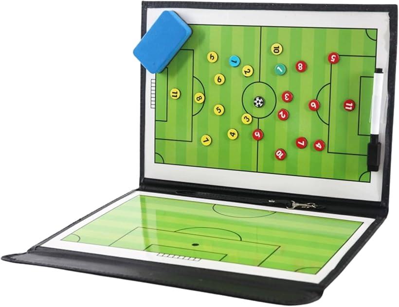 サッカーボード 戦術ボード 折りたたみ式 ナンバーマグネット 水性ペン付き