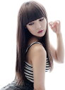 morningplace カラーが選べる 清楚系 前髪 ぱっつん ロング ウィッグ ネット付 さらさら ストレート