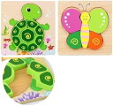 モンテッソーリ 型はめ 木製パズル 知育玩具 0歳 1歳 2歳 男の子 女の子